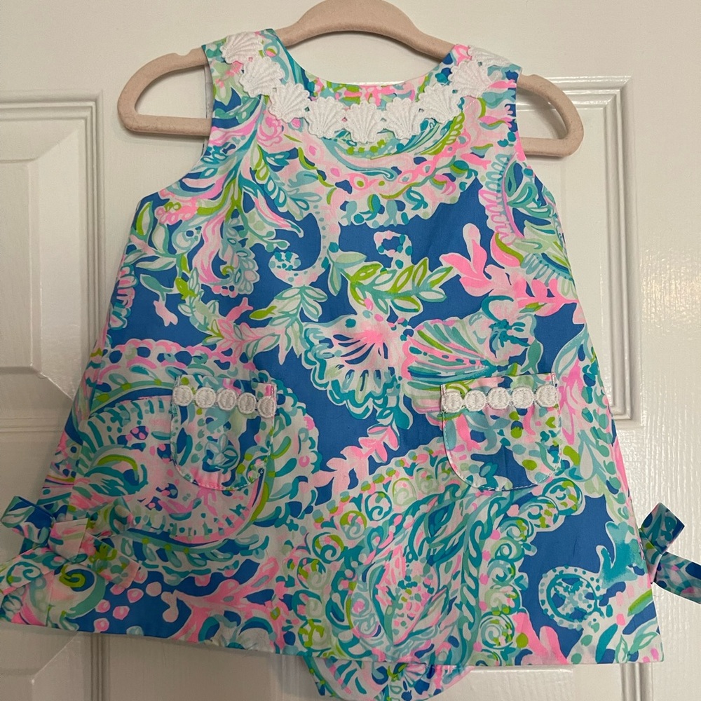 2 NWT Lilly Pulitzer baby Lilly infant shift dress 6-12 months